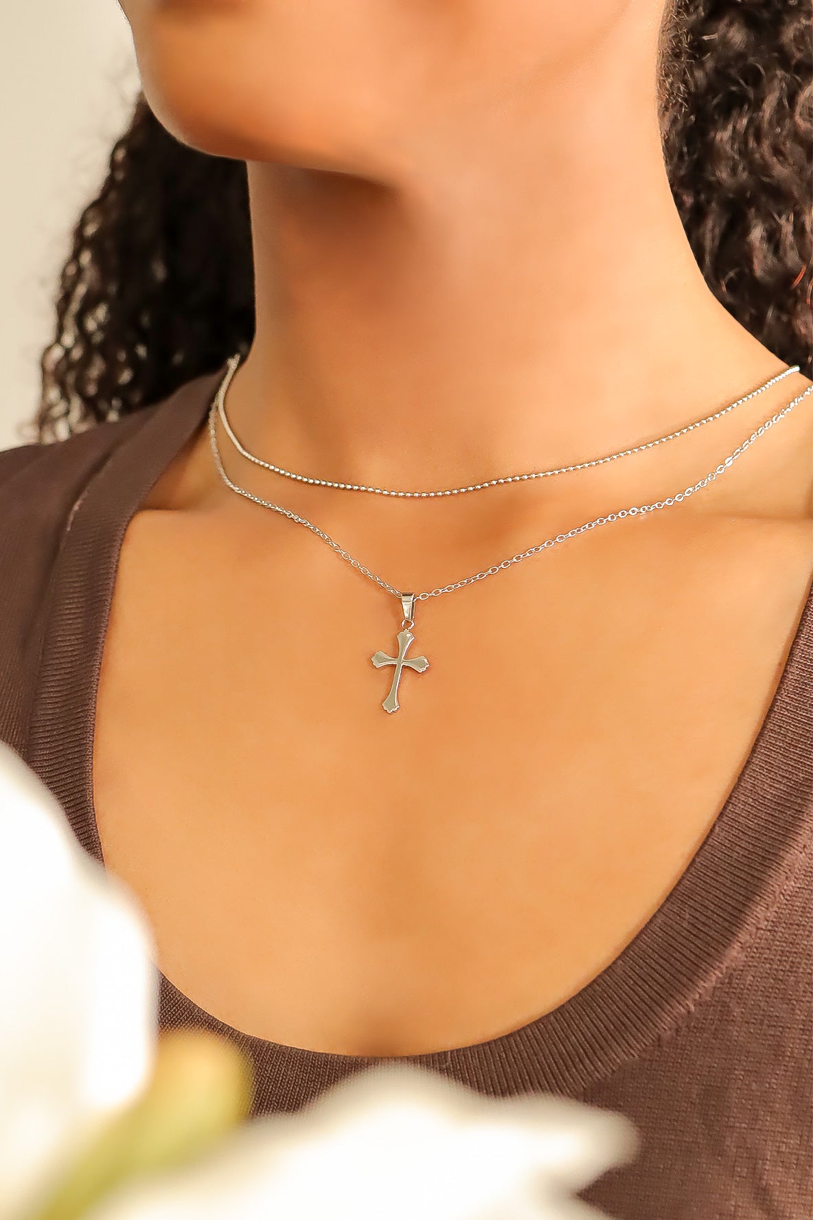 Stainless Steel Blank Cross Pendant / PDJ5001、mySite、dreamappss
