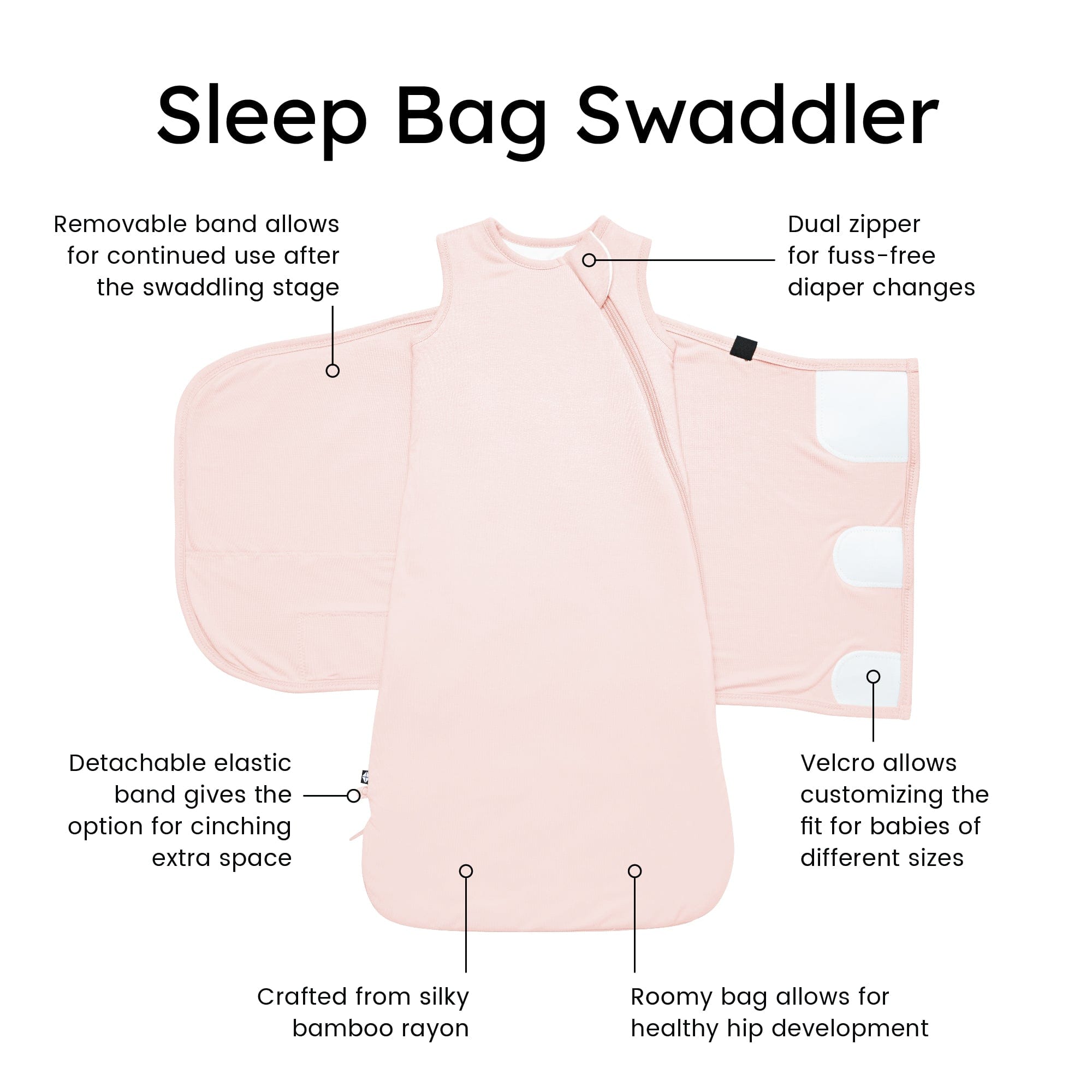  Sleep Bag Swaddler in Blush 1.0、mySite、layawaytickets