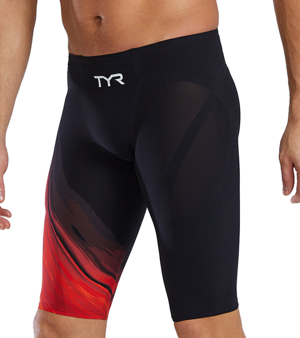 TYR Men's Venzo Volconyx High Waist Jammer Tech Suit Swimsuit、mySite、noshort