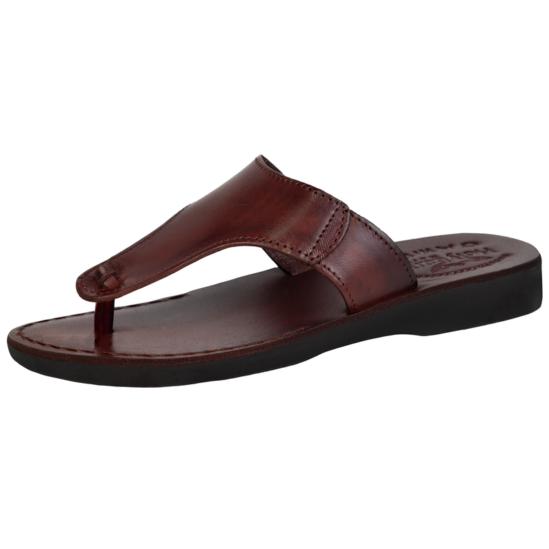  Holy Land Market Men/Women Biblical Jesus Leather Sandals/Slides From Jerusalem (Jerusalem Style IV)、mySite、elrpsem3k
