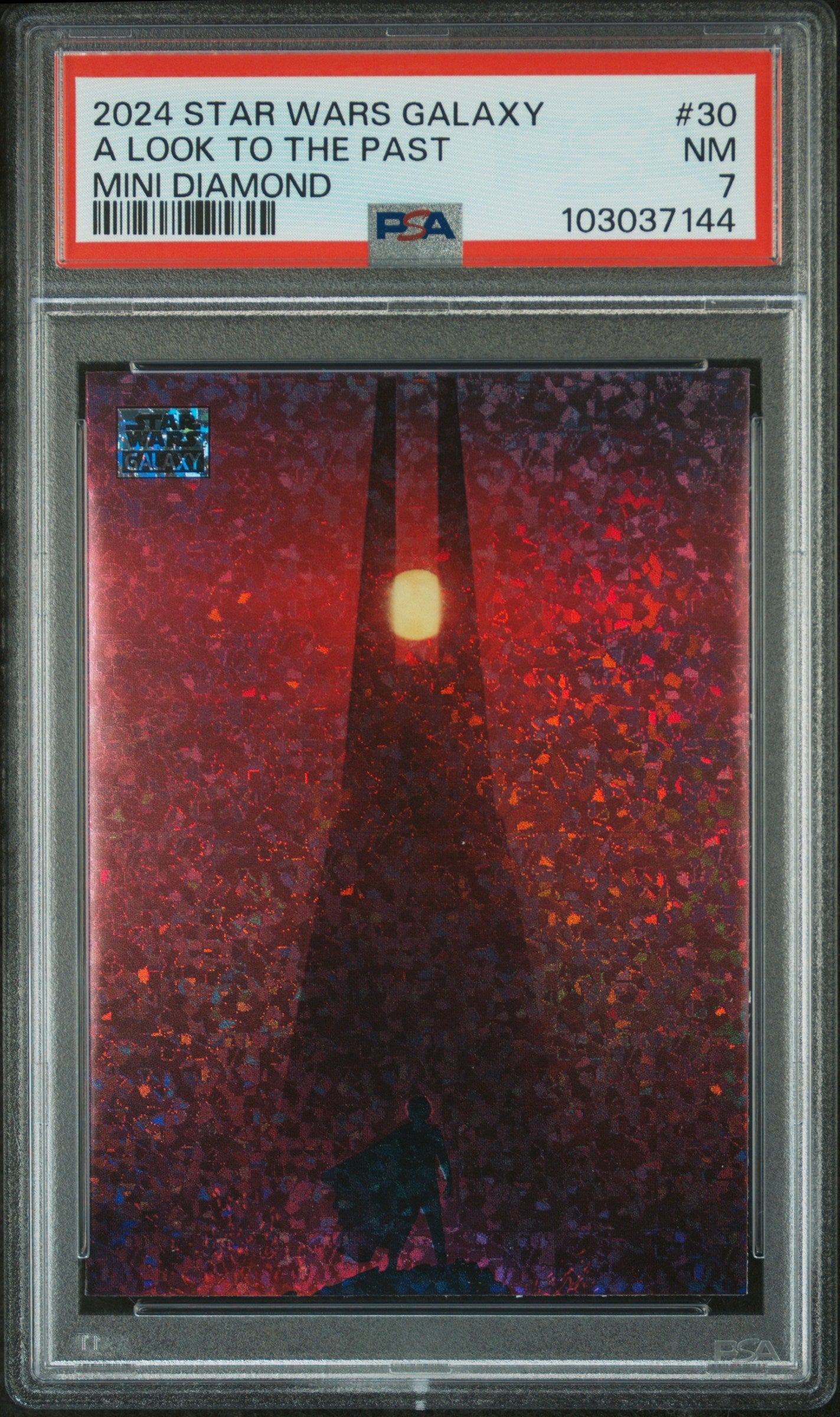 A Look To The Past #30 Mini Diamond PSA 7 Topps Chrome Star Wars Galaxy 2024、mySite、waistdrama