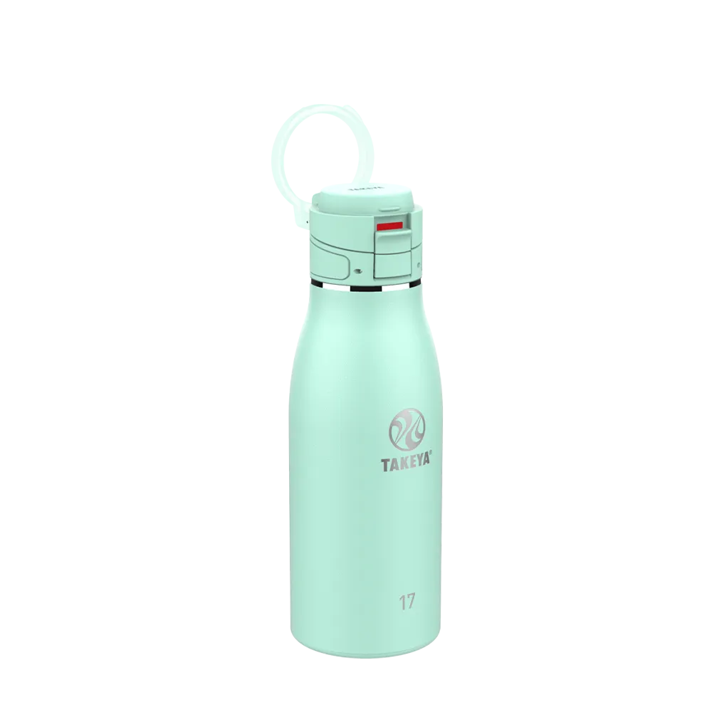 Takeya 17 oz Traveler Insulated Leak Proof Mug With FlipLock Lid、mySite、noshort