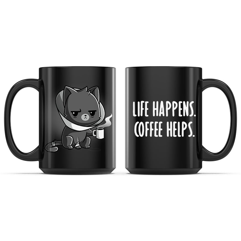 Life Happens. Coffee Helps. Mug、mySite、lovesweatpilates