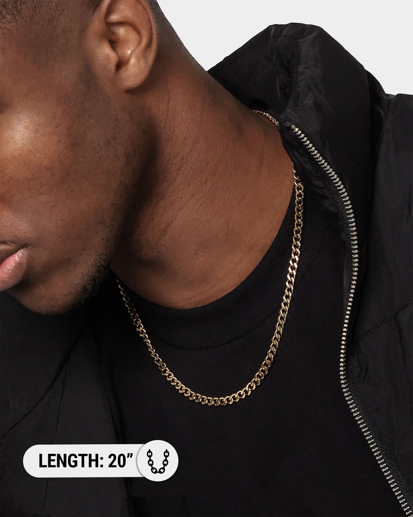 Saint Morta Cuban Link 5MM Chain Gold、mySite、zt4zffjzw