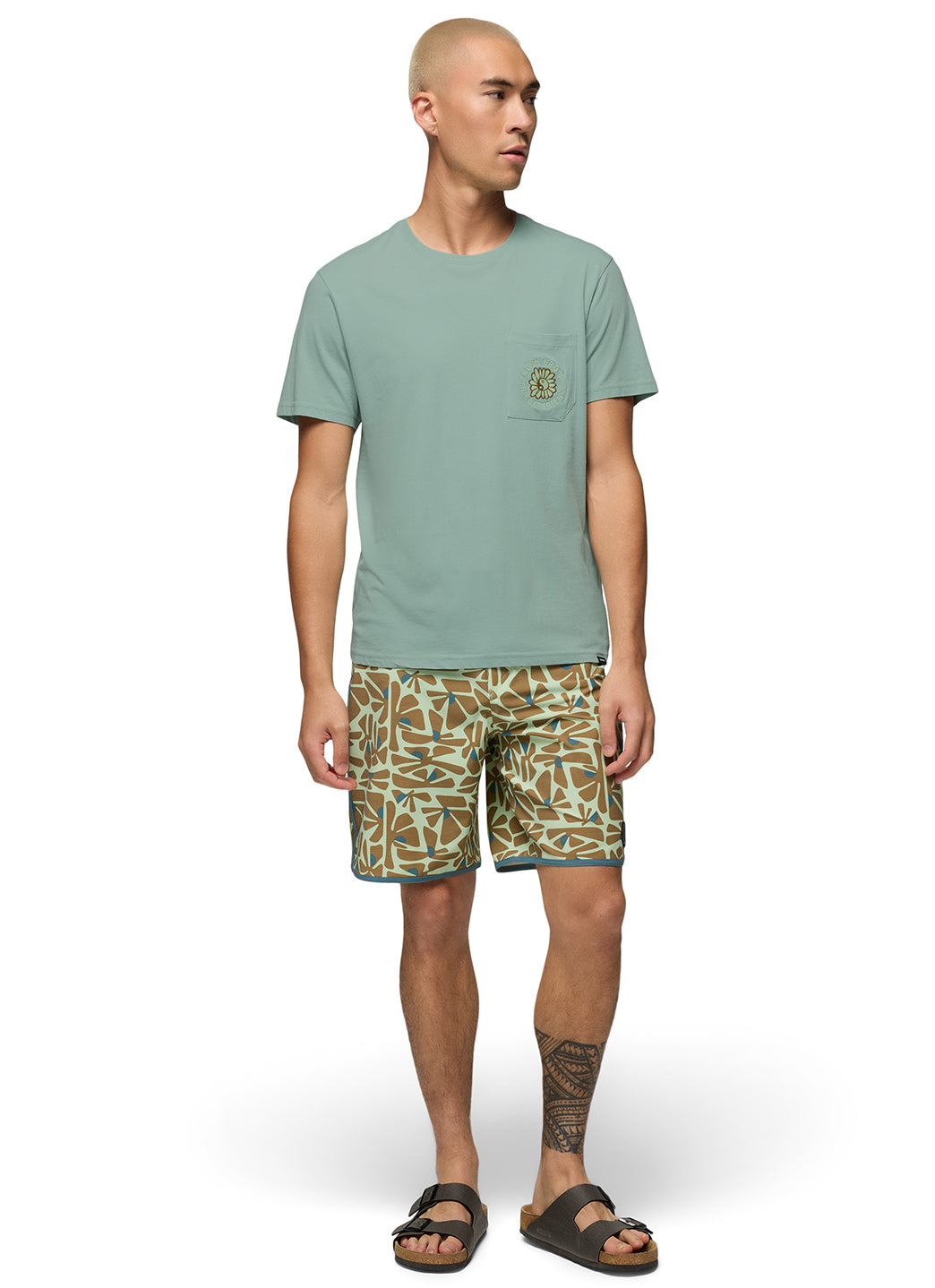 prAna Men's Prana Vintage 17 Board Short、mySite、noshort