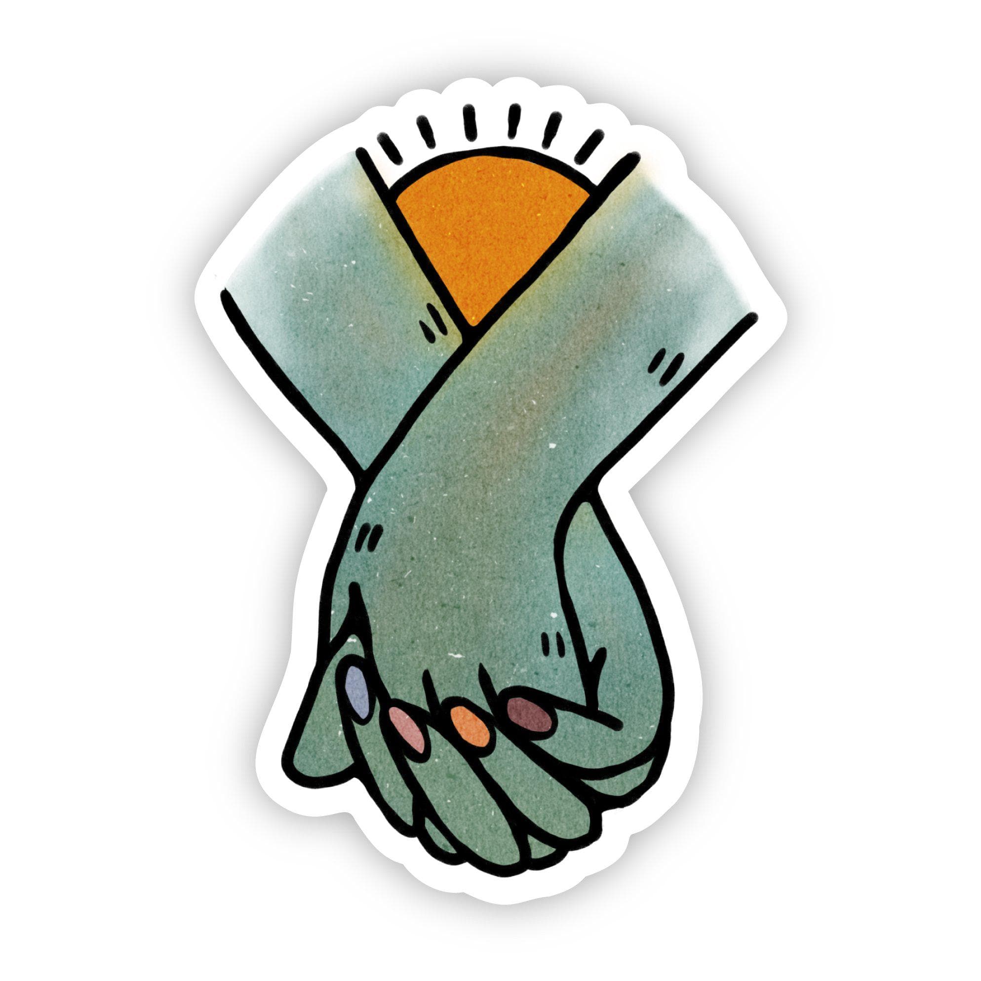  Holding Hands Sticker、mySite、elrpsem3k