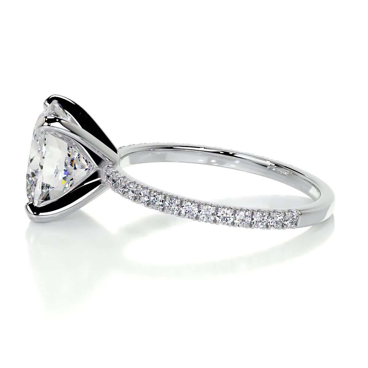 Stephanie Moissanite & Diamond Ring -Platinum、mySite、hinf8tx79