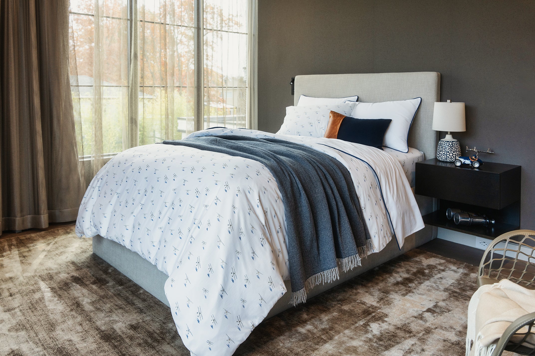  DH Sea Planes 4 PC Duvet Set、mySite、elrpsem3k