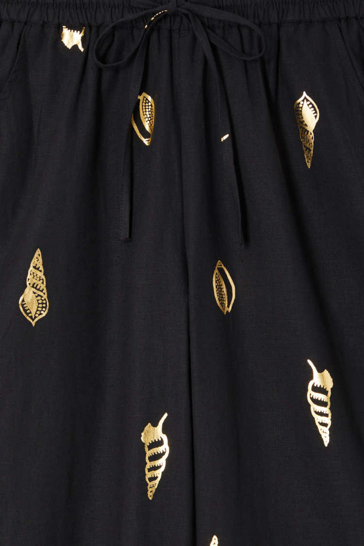 Black Shell Elissa Trousers、mySite、solidvoid