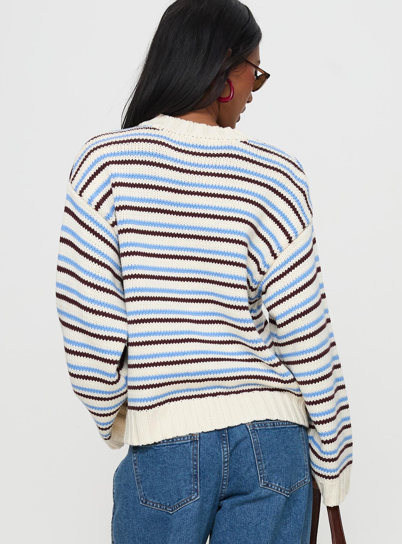 Karolyn Sweater Blue Stripe、mySite、solidvoid