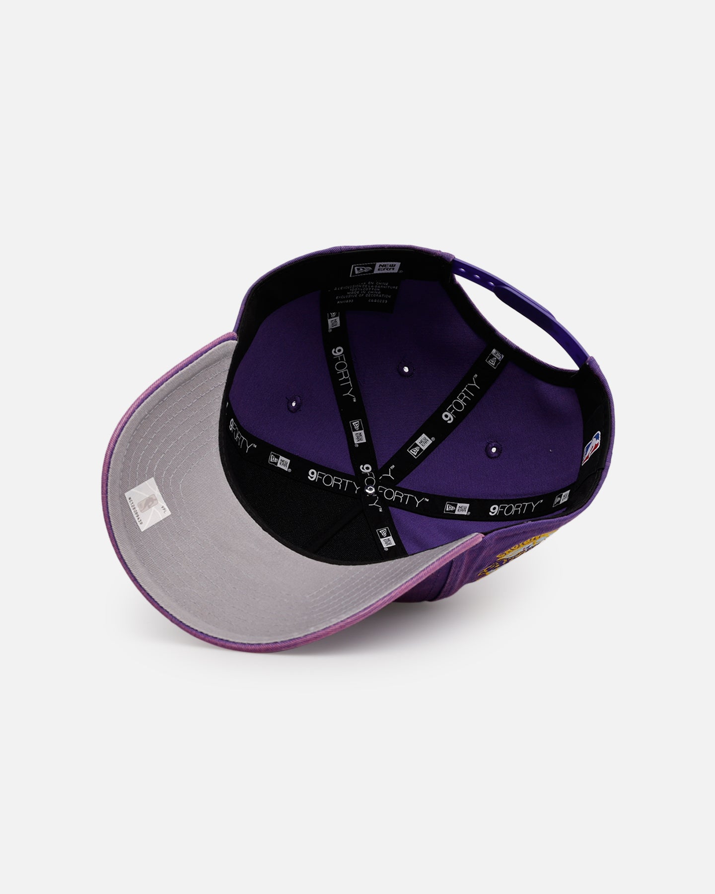 New Era Los Angeles Lakers 'Washed Purple' 9FORTY A-Frame Snapback Washed Purple、mySite、zt4zffjzw
