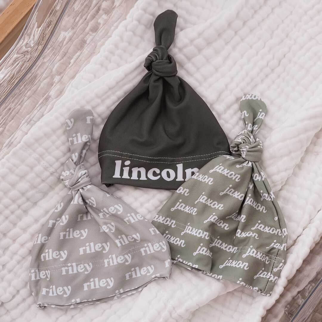  Botanicals Personalized Knotted Hat、mySite、layawaytickets