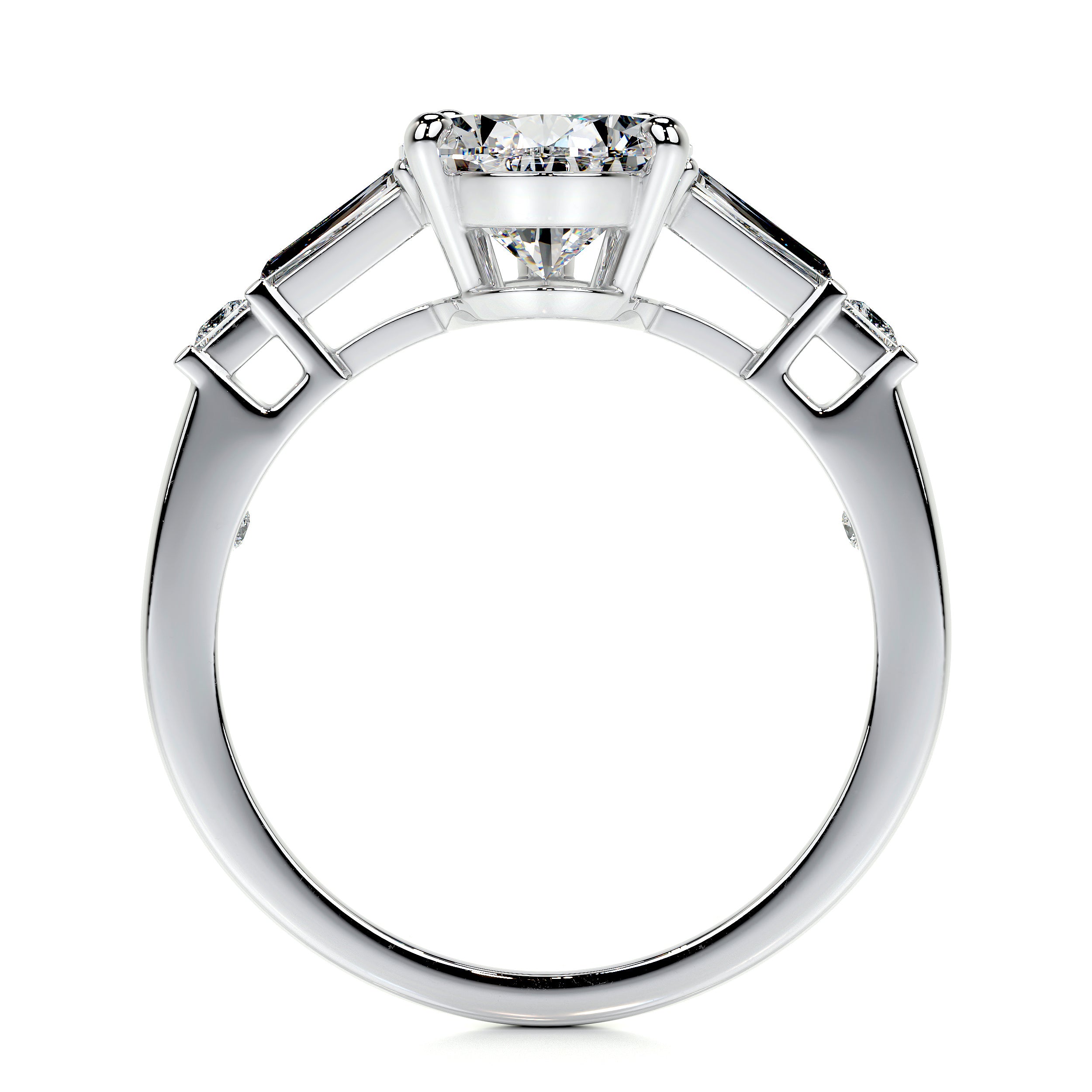 Keyshawna Lab Grown Diamond Ring -18K White Gold、mySite、hinf8tx79