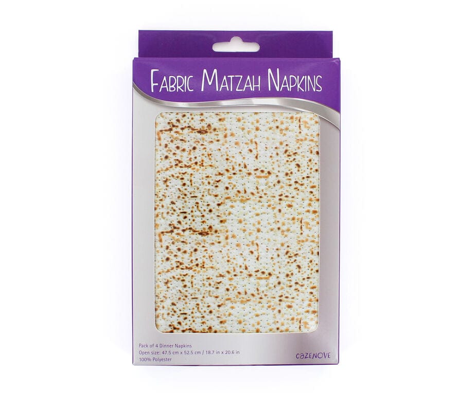 Fabric Matzah Printed Napkins - Set of 4、mySite、topwebapps