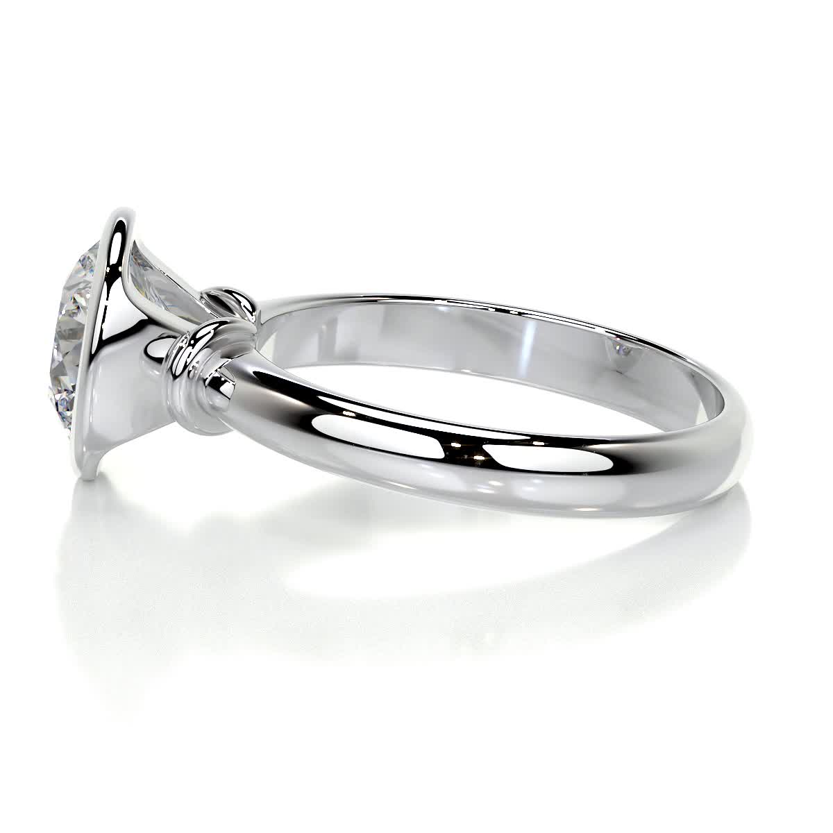 Kaylee Diamond Engagement Ring -18K White Gold、mySite、hinf8tx79
