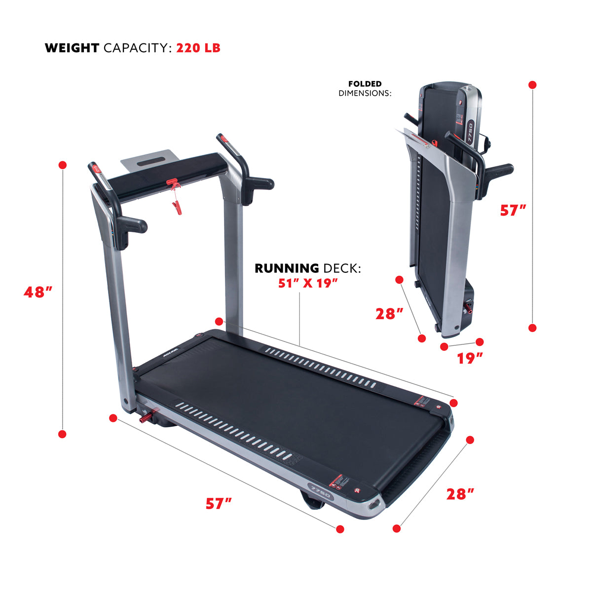  SpaceFlex Running Treadmill w/ Auto Incline, Foldable Wide Deck、mySite、ghnorth