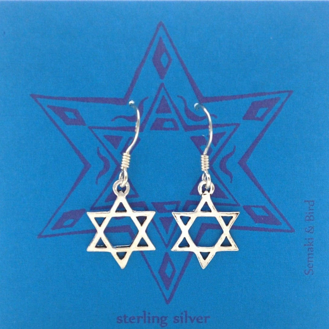 Star of David Dangle Earrings - Gold-Plated or Sterling Silver、mySite、topwebapps