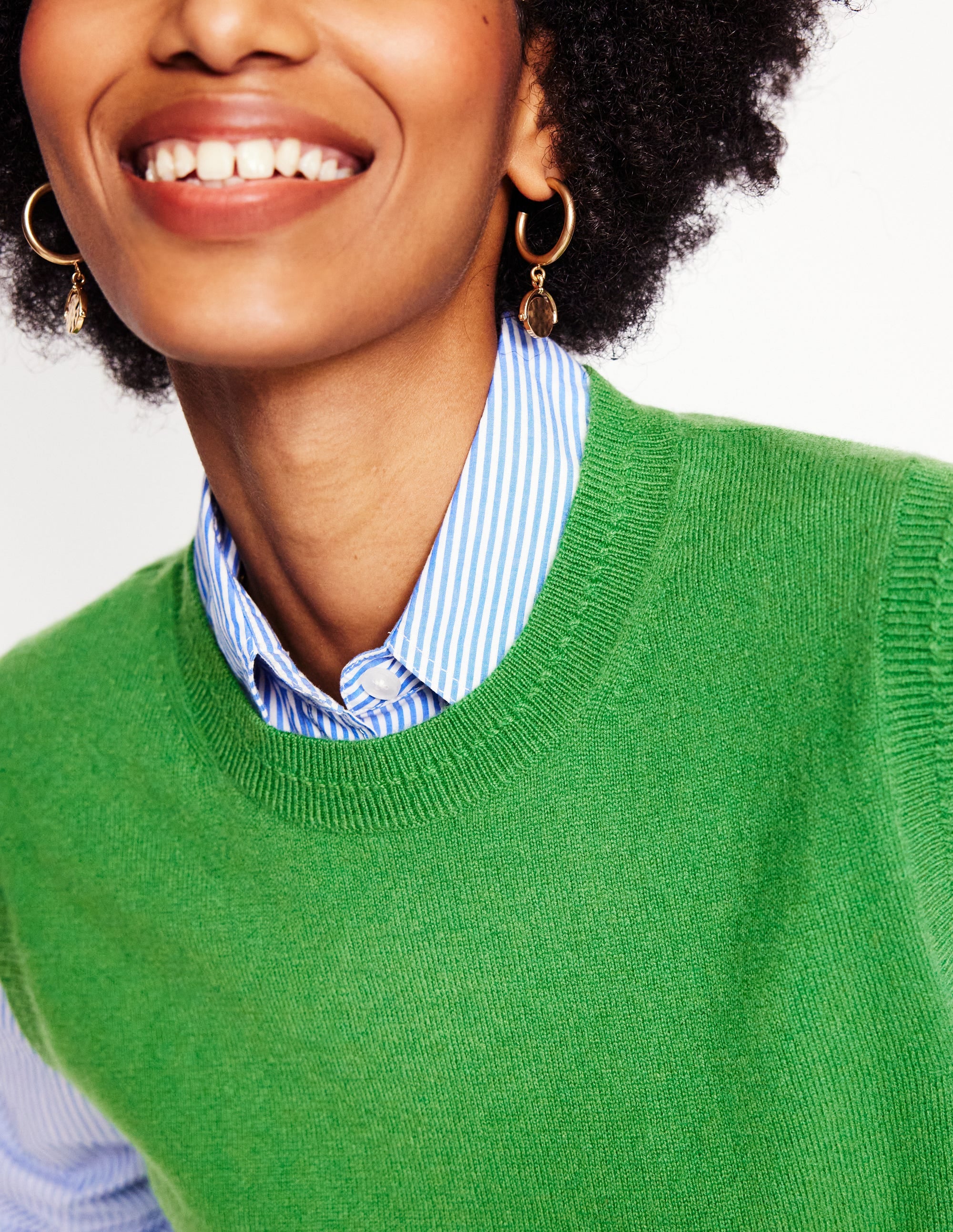  Eva Cashmere Tank-Paradise Green、mySite、ashleygrahame