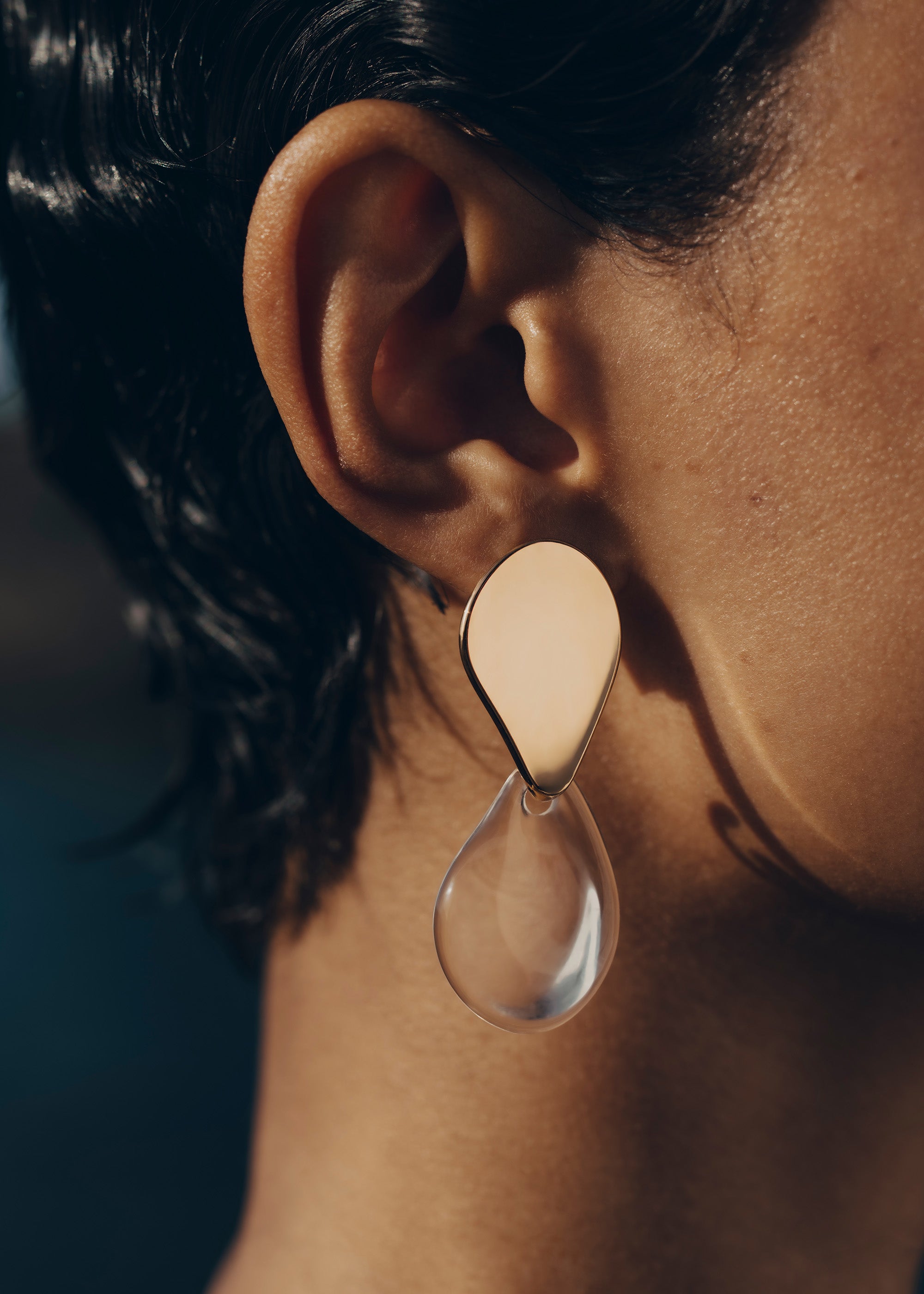 Boucles d'oreilles Na茅 - Verre、mySite、camillekostekn