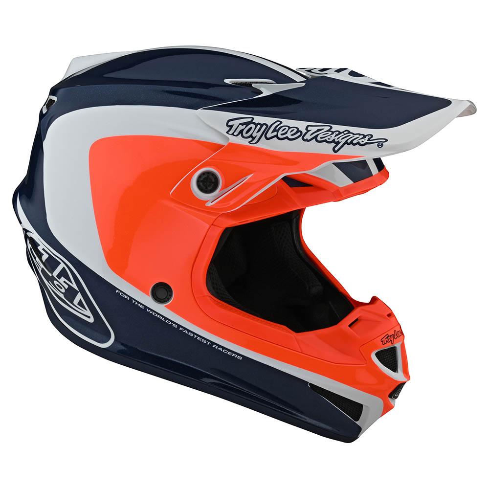 Youth SE4 Polyacrylite Helmet Corsa Navy / Orange、mySite、dreamappss