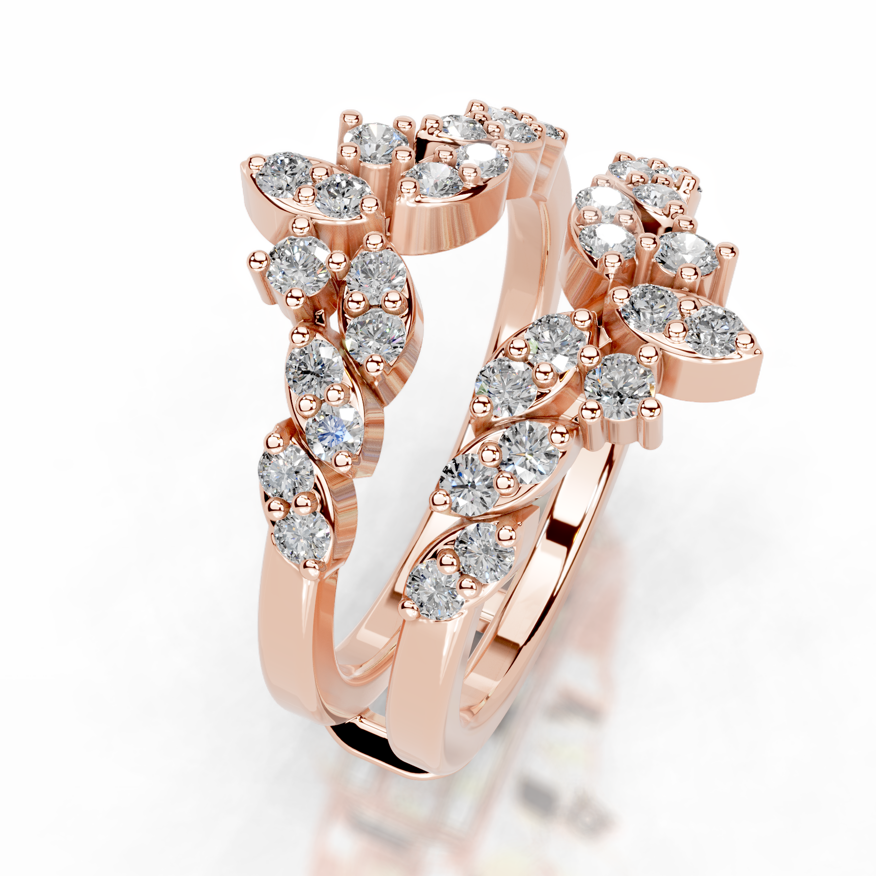 Nikita Diamond Wedding Ring (0.70 Carat) -14K Rose Gold、mySite、hinf8tx79