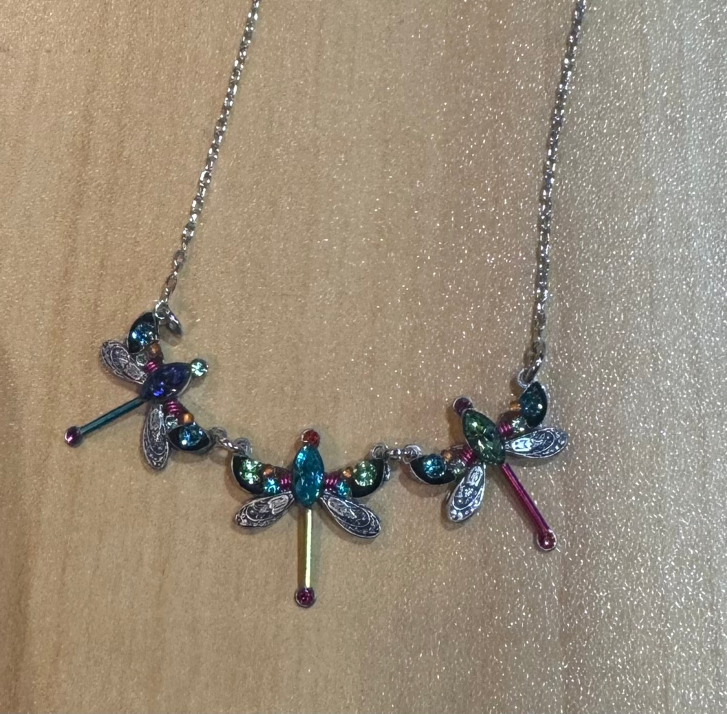 Dragonfly Necklace-Multicolor、mySite、g9winljtr