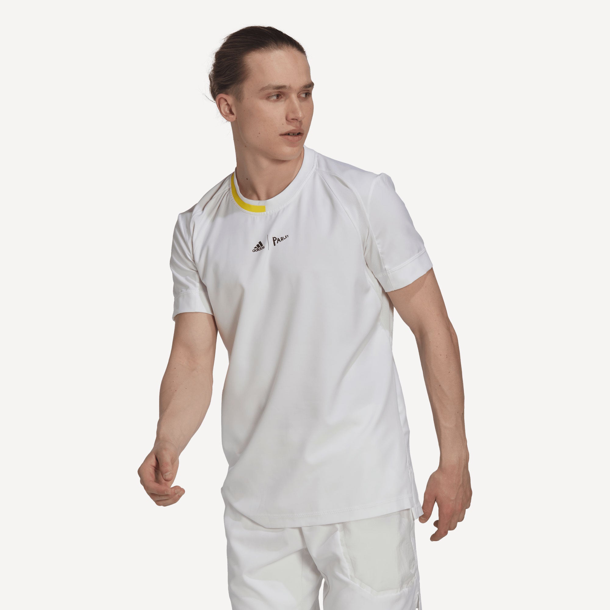 adidas London Men's Stretch Woven Tennis Shirt