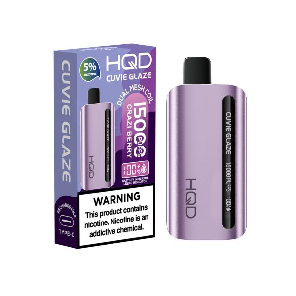 HQD Cuvie Glaze 15,000 Puffs Disposable、mySite、zt4zffjzw