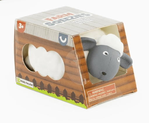 Farm Squeezies Squishy Pig, Cow or Sheep Fidget Toy、mySite、g9winljtr