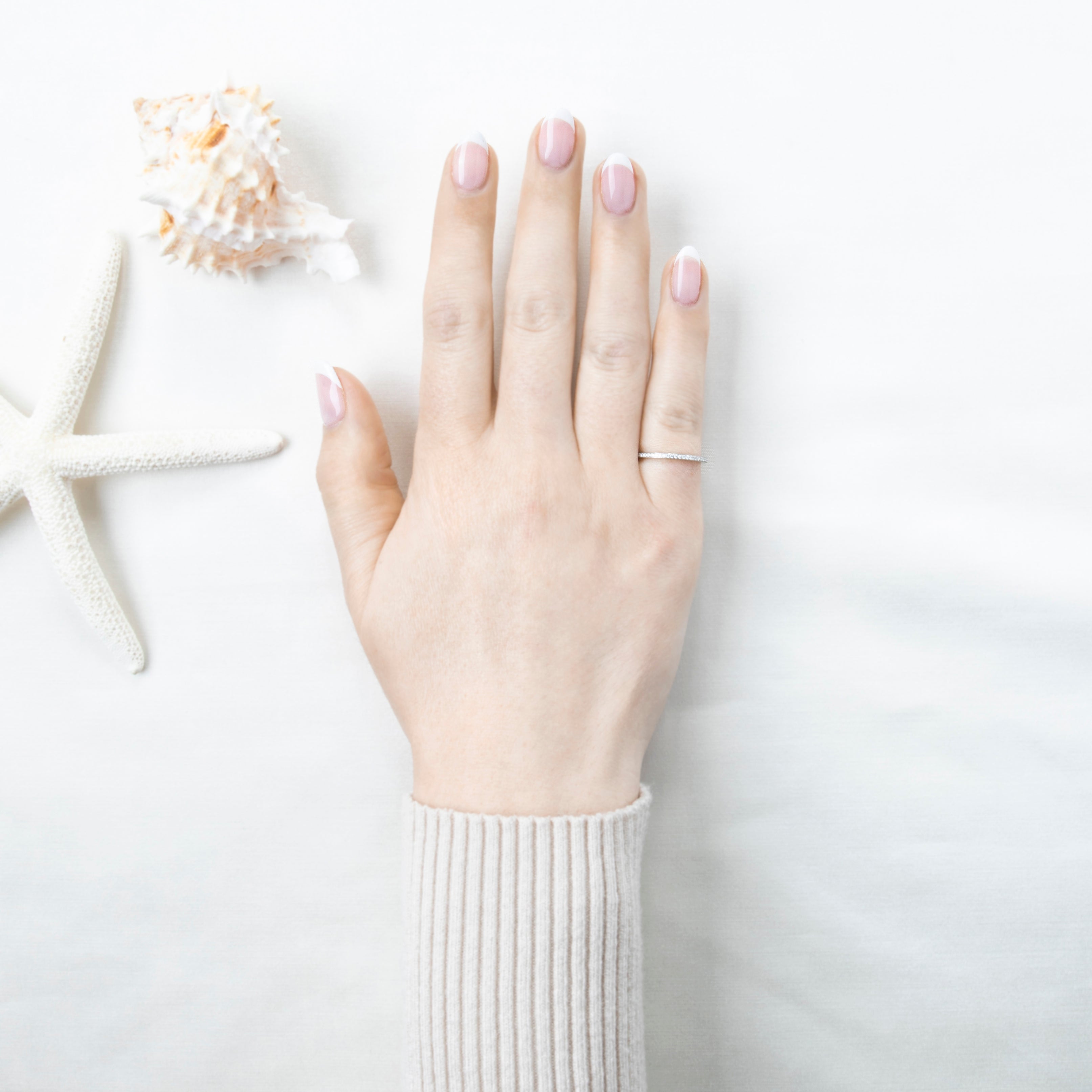 Vintage Platinum Diamond Delicate Pavé Band Ring 5.25、mySite、hinf8tx79