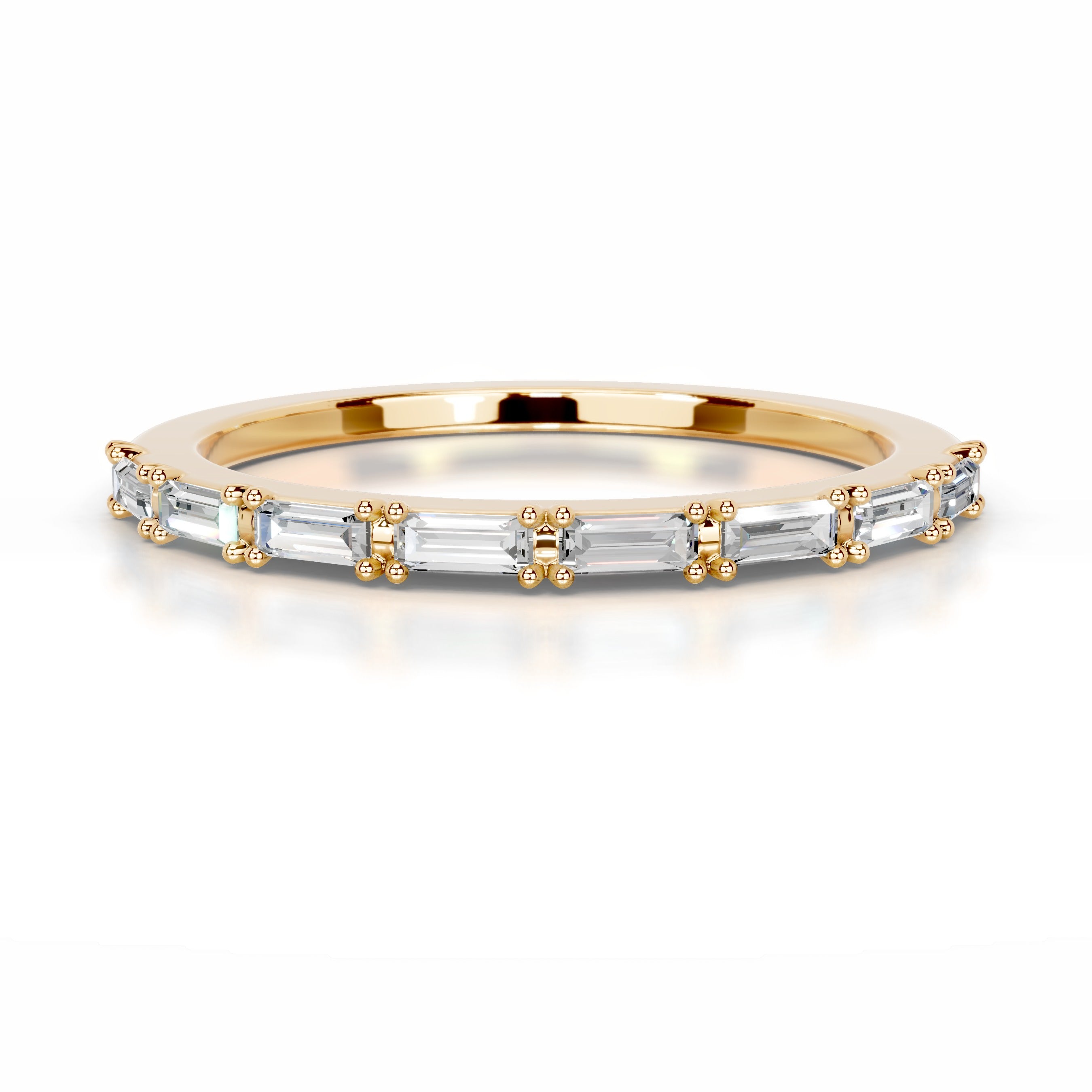 Irie Diamond Wedding band - 18K Yellow Gold、mySite、hinf8tx79