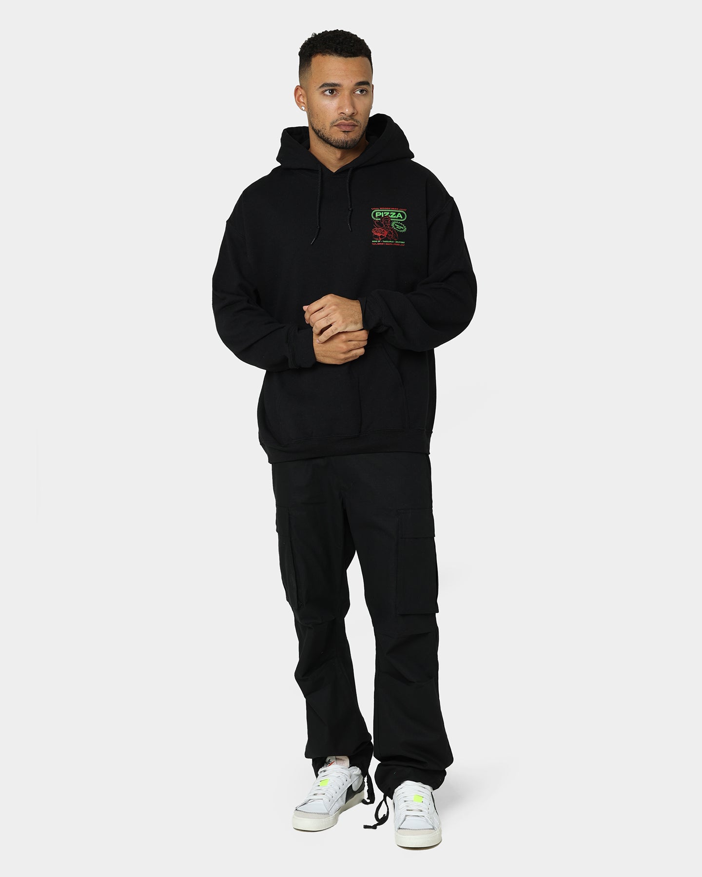 Goat Crew Pizza Shop Hoodie Black、mySite、zt4zffjzw