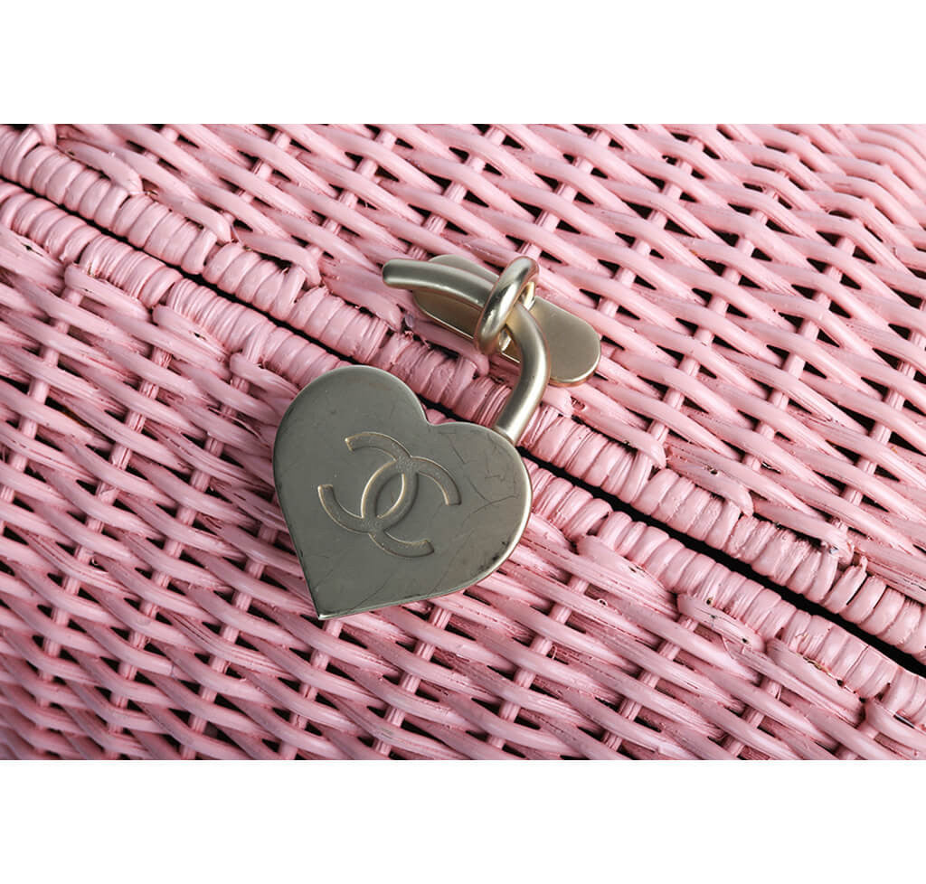 Chanel Wicker Shoulder Bag Pink、mySite、garminoutage.com