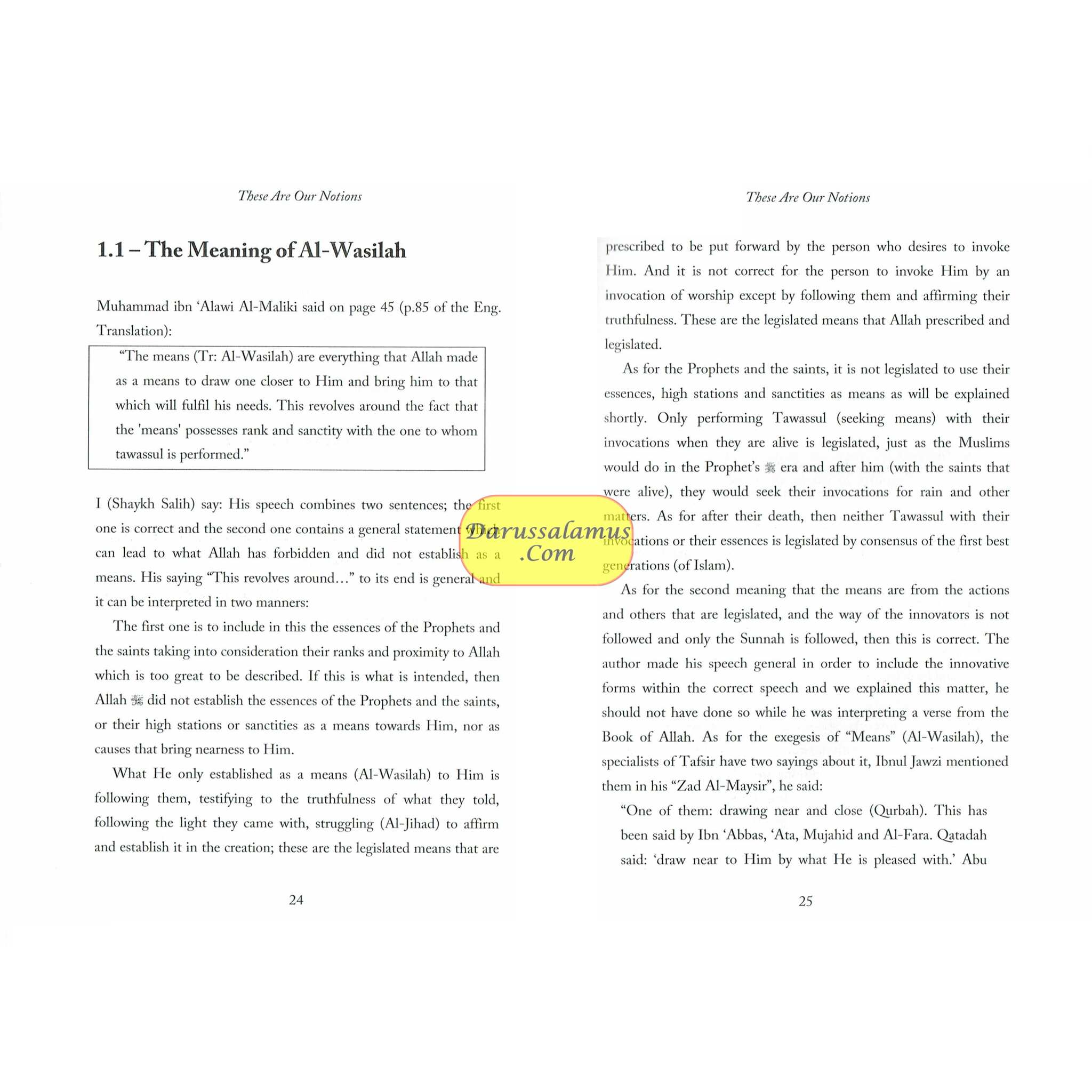 These Are Our Notions by Shaykh Salih Aal-Shaykh (Umm-ul-Qura) By Shaykh Salih AAL-Shaykh、mySite、topwebapps