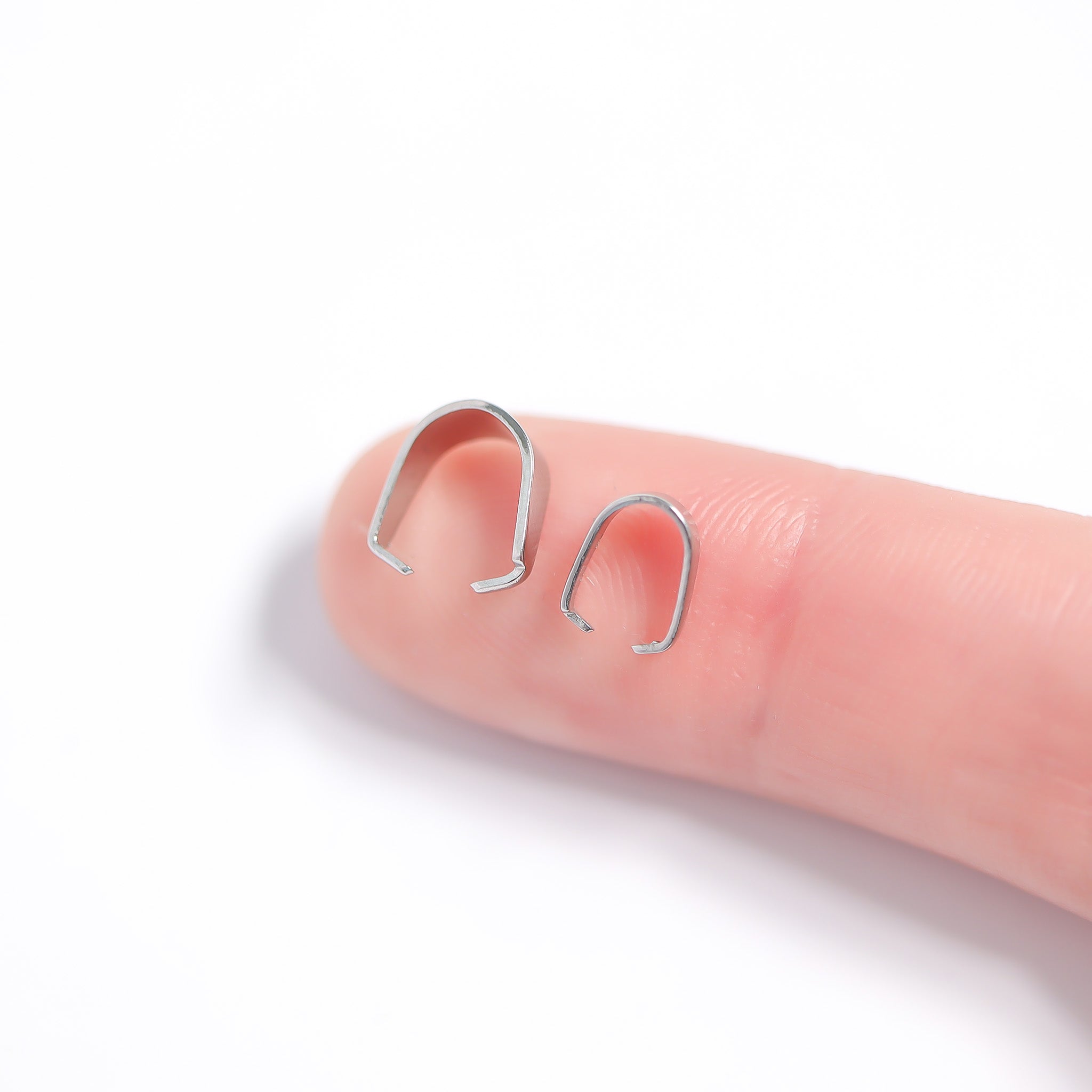 18K Gold PVD Stainless Steel Pinch Bails - 10 Pack / ENC0017、mySite、dreamappss