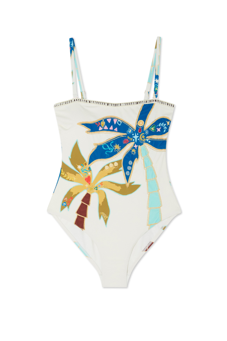 Palm Bandeau Suit、mySite、solidvoid