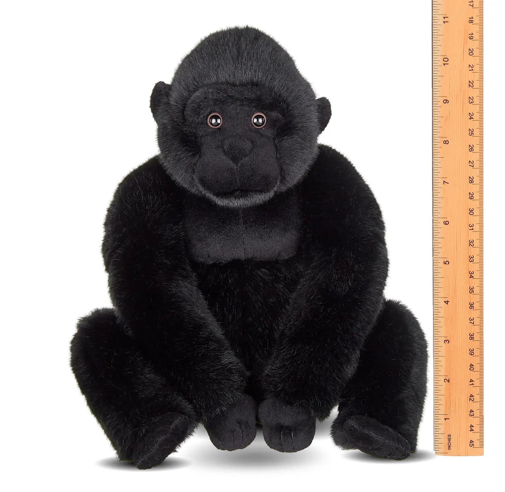 Plush Gorilla Realistic Stuffed Toy by Bearington CUTE!!!、mySite、g9winljtr