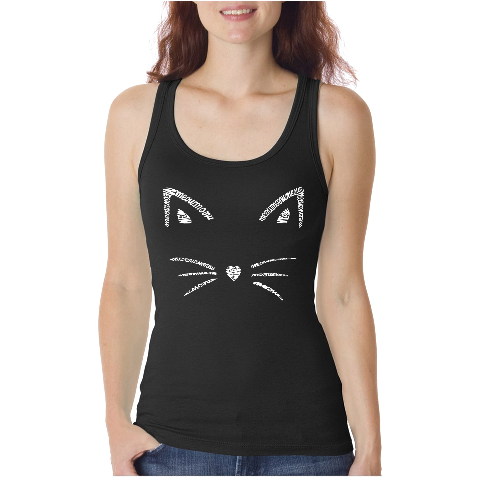 Whiskers - Women's Word Art Tank Top、mySite、camillekostekn