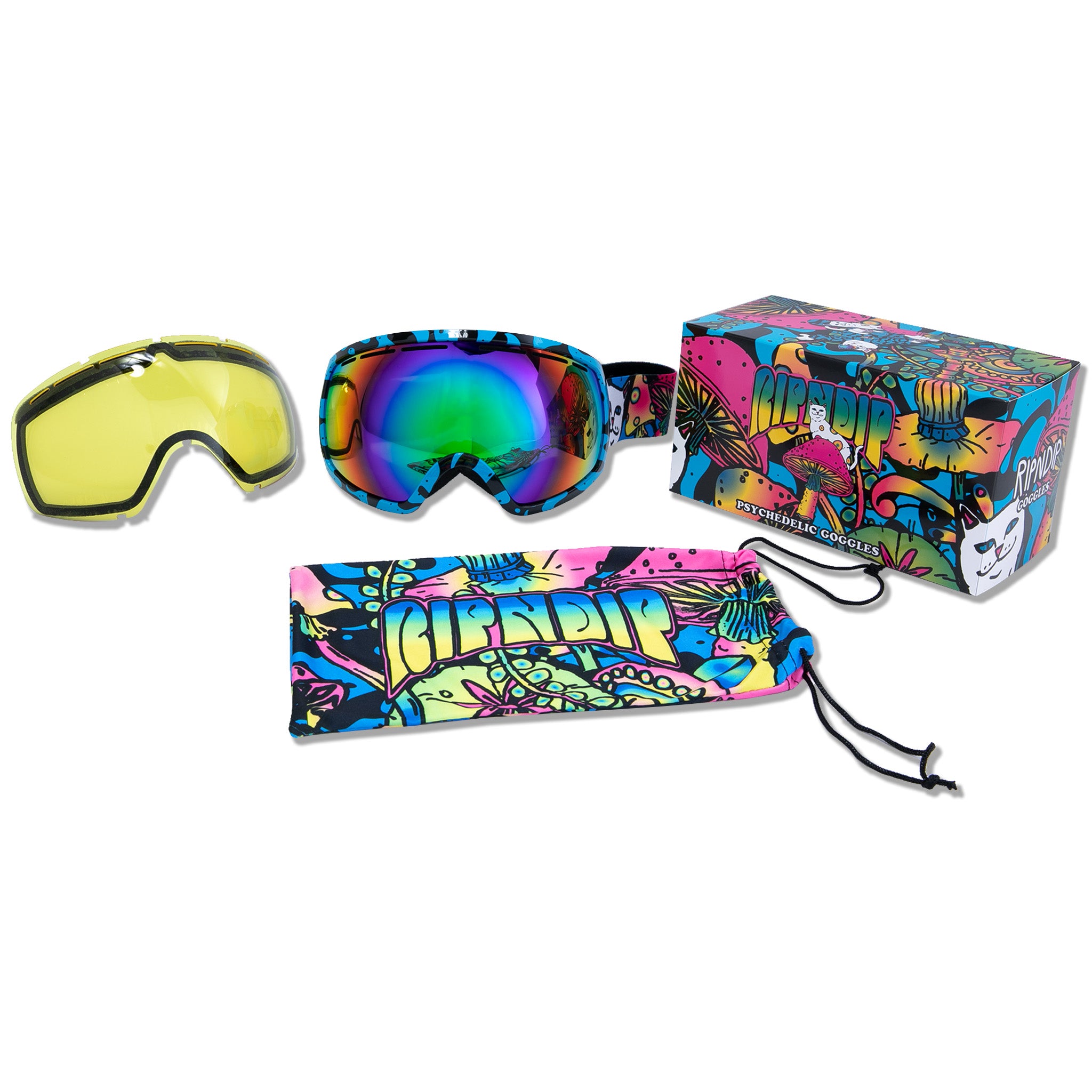  Psychedelic Goggles (Black/Blue)、mySite、merchandisen