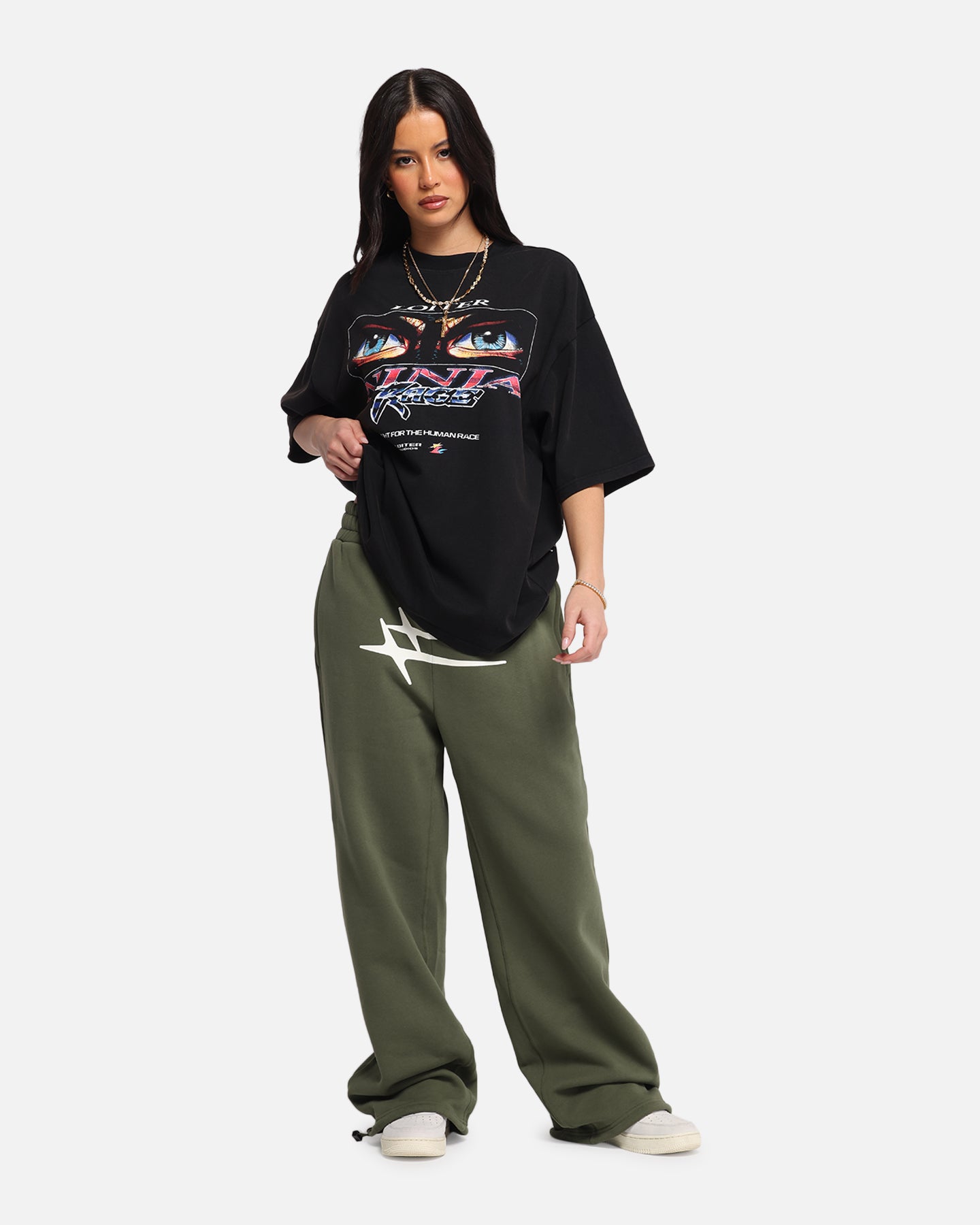 Loiter Ninja Vintage T-Shirt Vintage Charcoal、mySite、zt4zffjzw