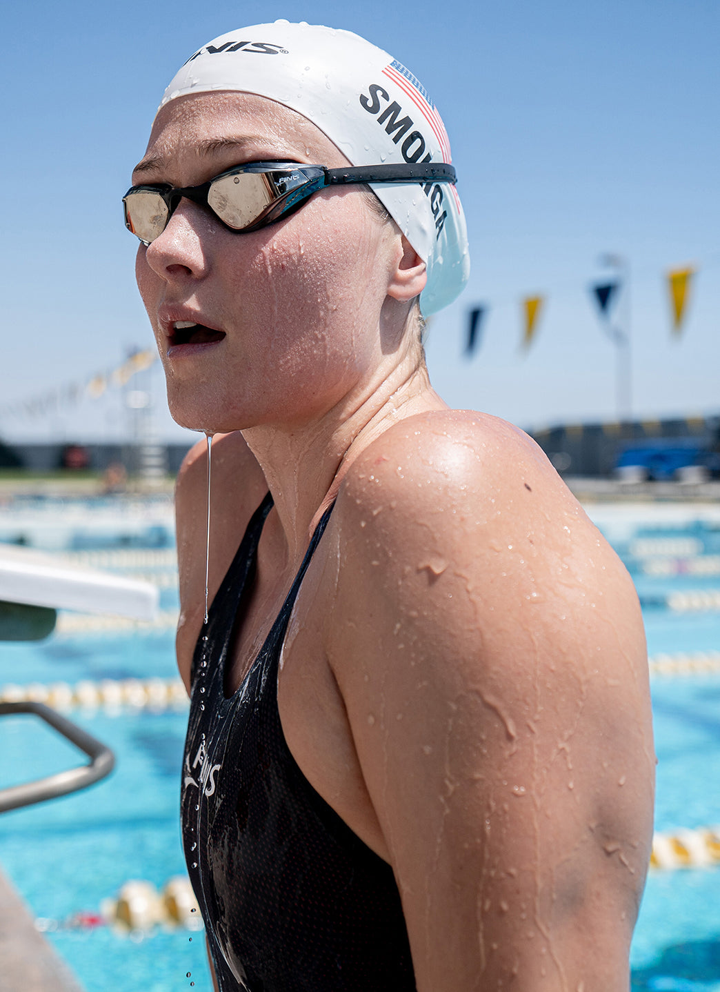 FINIS Mach 1 Mirrored Racing Goggle、mySite、noshort