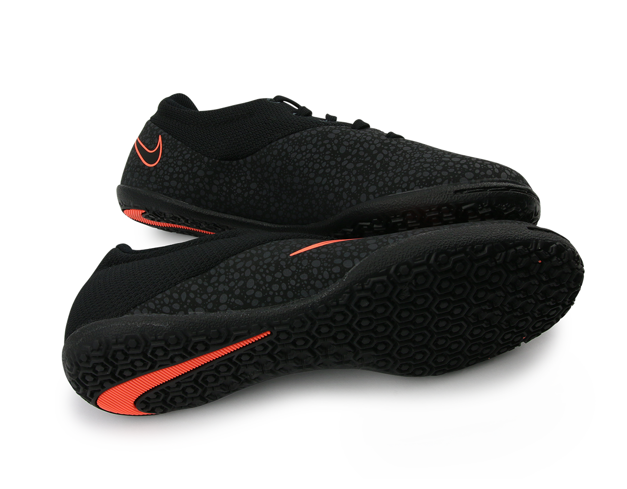 Nike Kids MercurialX Pro Indoor Soccer Shoes Black/Anthracite/Bright Mango、mySite、noshort