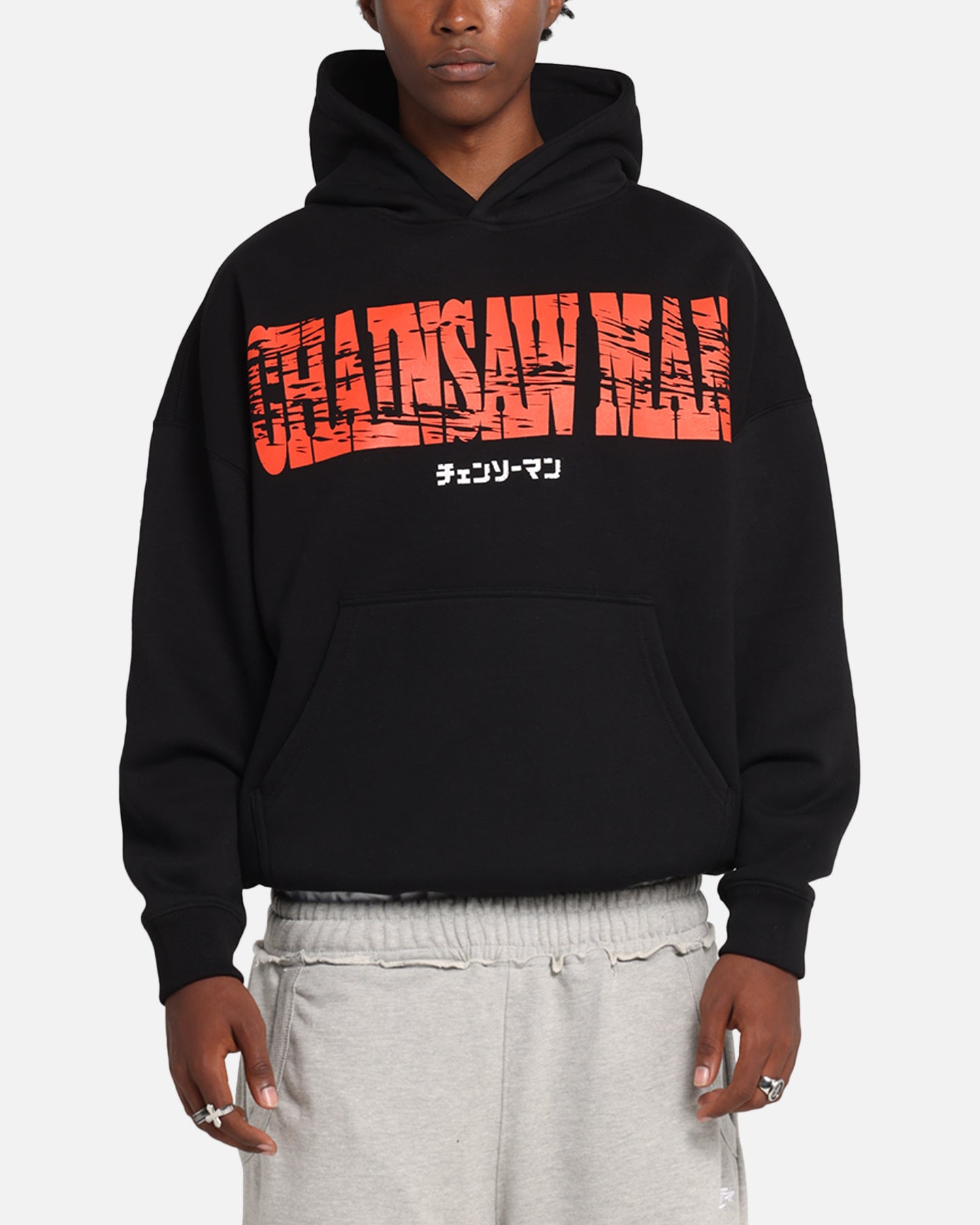 Goat Crew X Chainsaw Man Premium Hoodie Black、mySite、zt4zffjzw