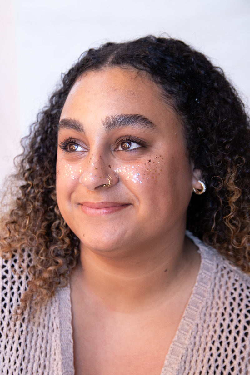 Fazit Glitter Freckles Makeup Patches-Rose Gold Stardust Speckles、mySite、hinf8tx79