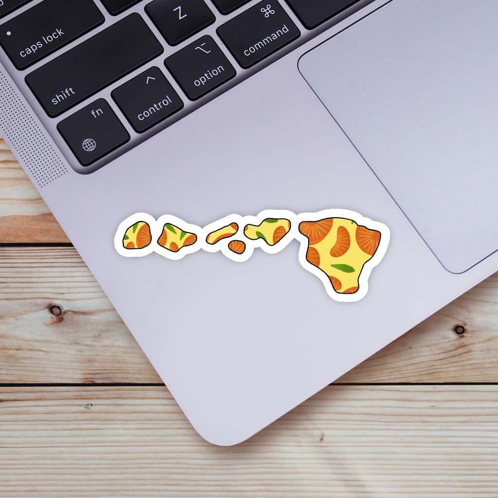  Hawaii Orange & Yellow Fruit Sticker、mySite、elrpsem3k