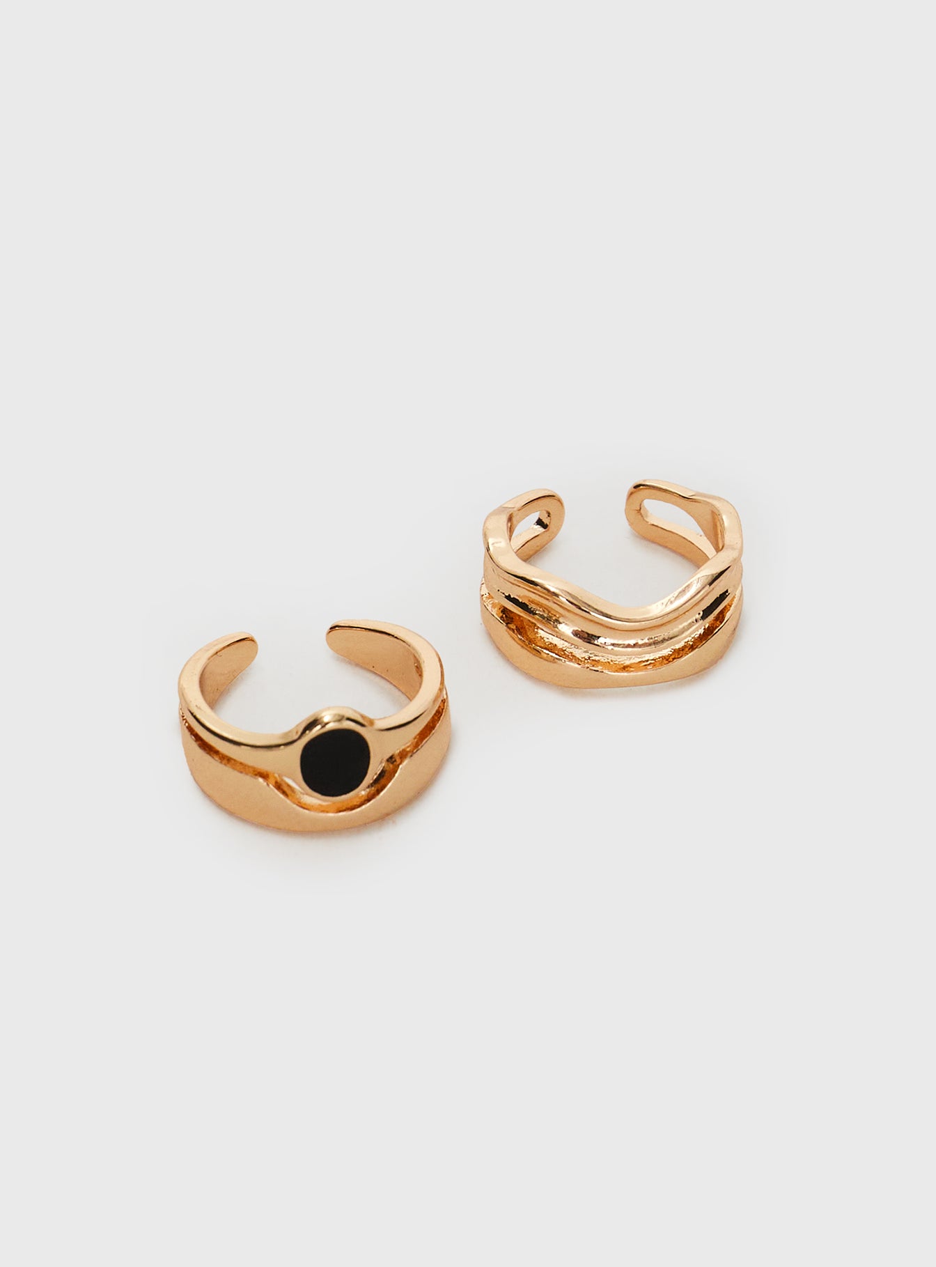 Olivette Ring Set Gold、mySite、solidvoid