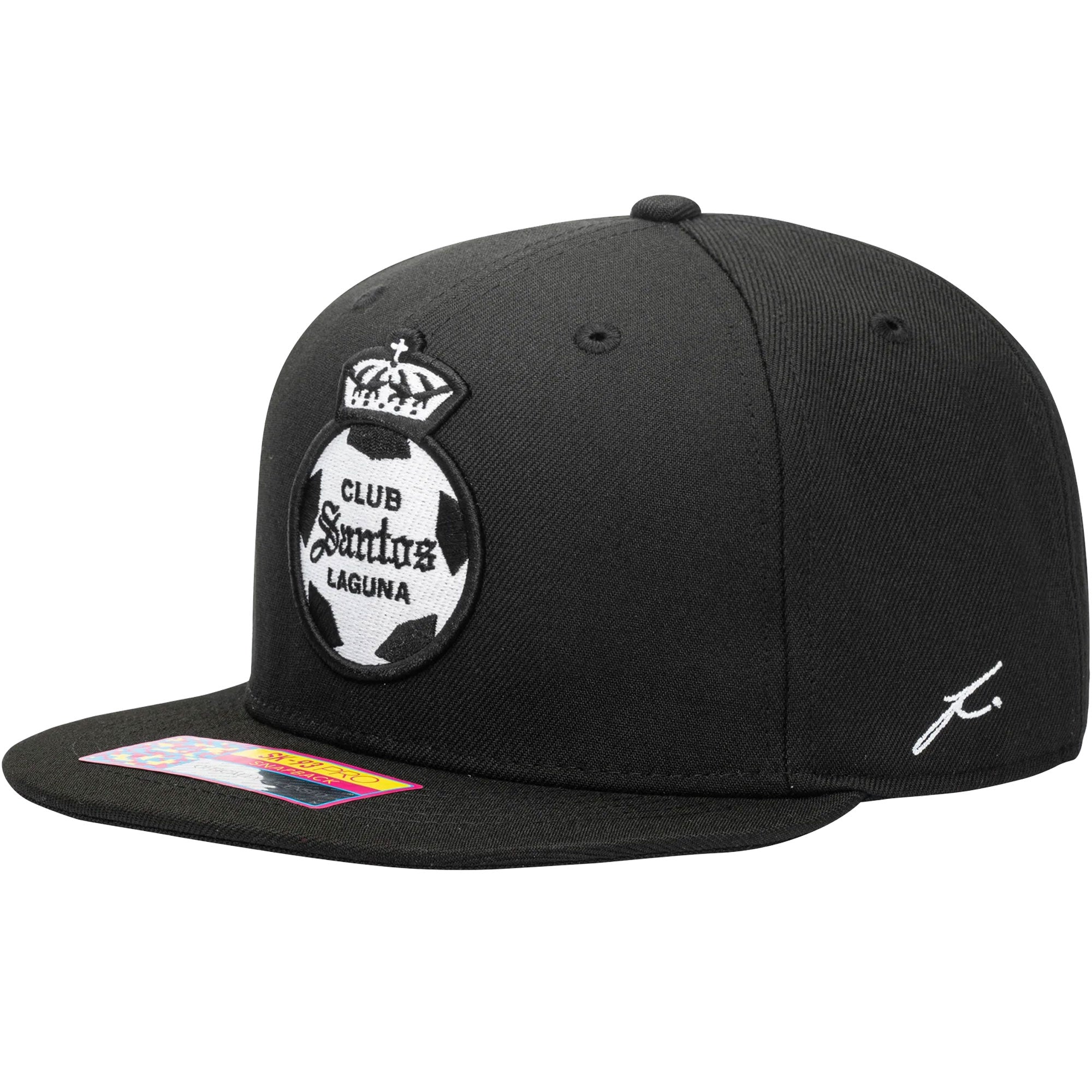 Fan Ink Santos Laguna Hit Snapback Hat Black/White、mySite、noshort