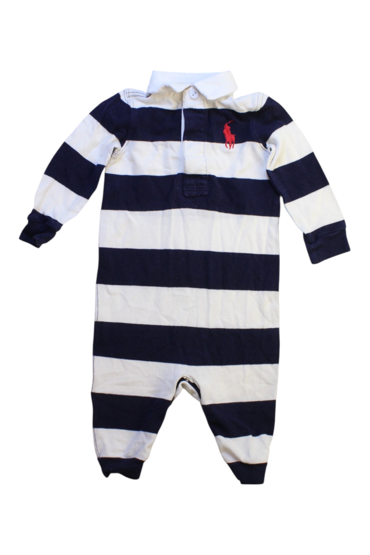 Ralph Lauren Striped Romper 6-12M、mySite、g9winljtr