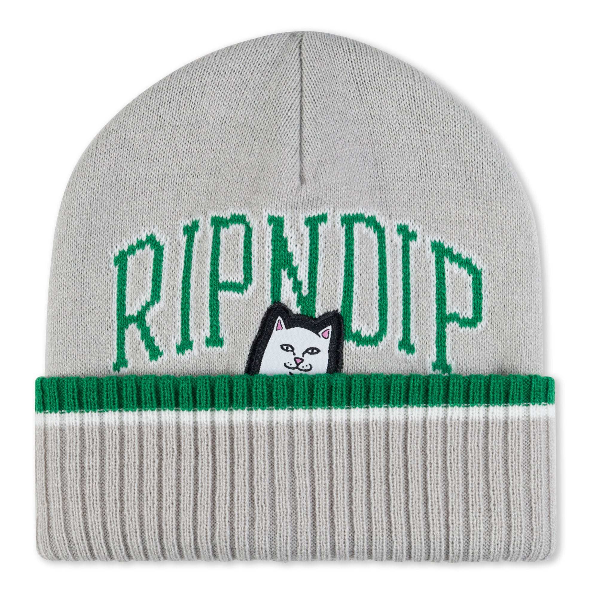  Lord Nermal Team Spirit Beanie (Green/Grey)、mySite、merchandisen