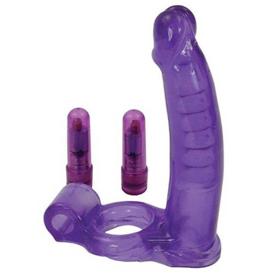 Double Penetrator Ultimate Vibrating Cock Ring by Nass Toys、mySite、bottomscart